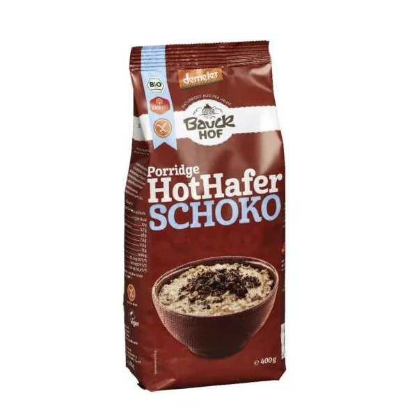 Bauckhof bio meleg zabkása csokoládés - gm 400g - bio és refomélelmiszer
