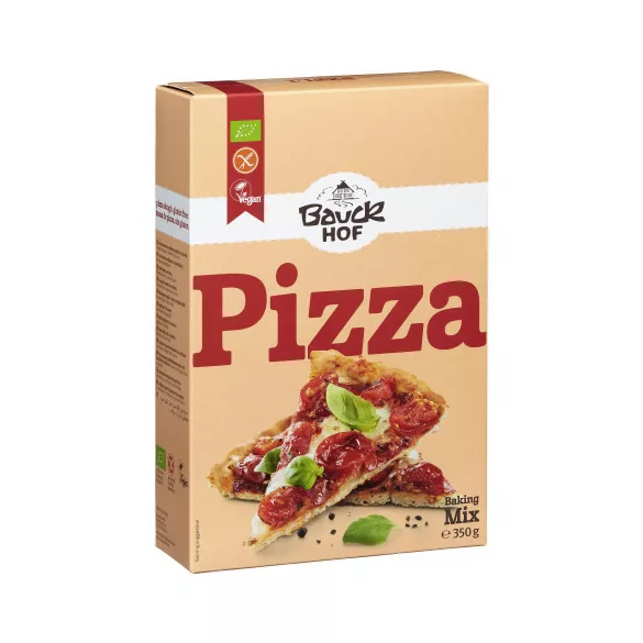 Bauckhof bio pizza keverék - gluténmentes 350g - bio és refomélelmiszer