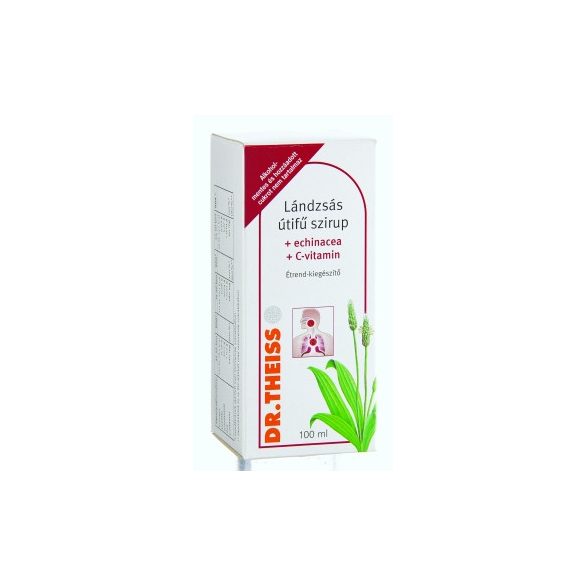 Dr.theiss lándzsás útifű+echinacea+c-vit folyékony-étrendkiegészítő 100 ml