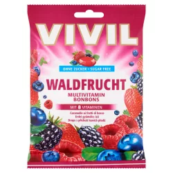 Vivil cukorka erdei gyümölcs multivitamin 60g - bio és vegán étrendkiegészítők