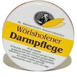 Wörishofener darmpflege tabletta 42db - bio és vegán étrendkiegészítők