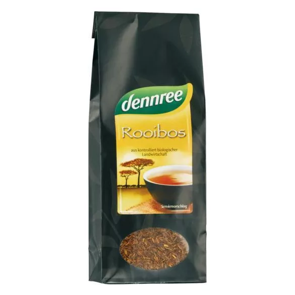 Dennree bio tea rooibos szálas 100g - bio és refomélelmiszer