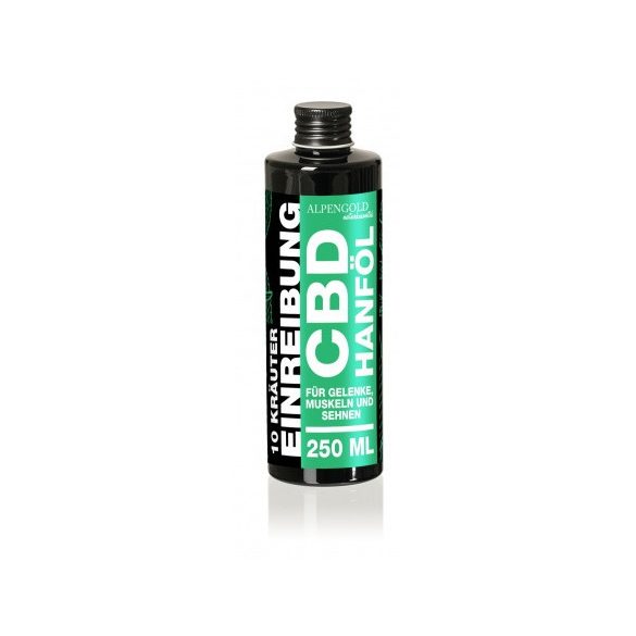 CBD Bedörzsölő + 10 gyógynövény 250ml