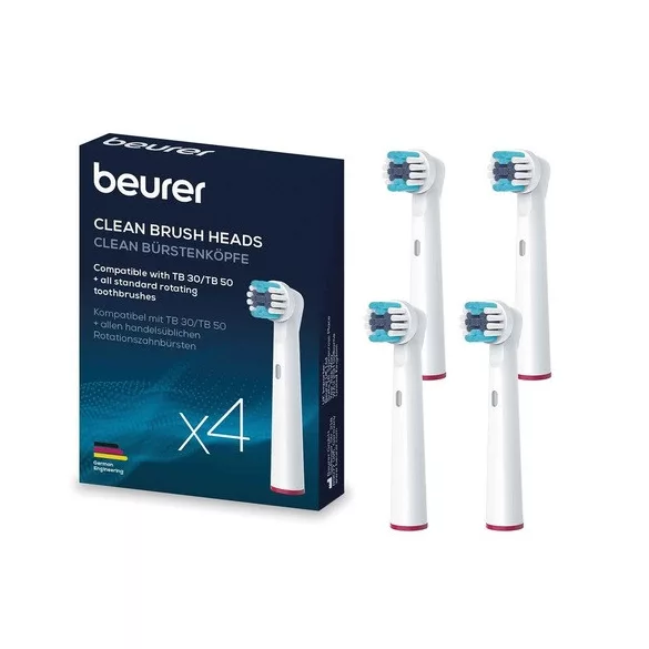 Beurer tartalék kefék 4 db clean fogkefe
