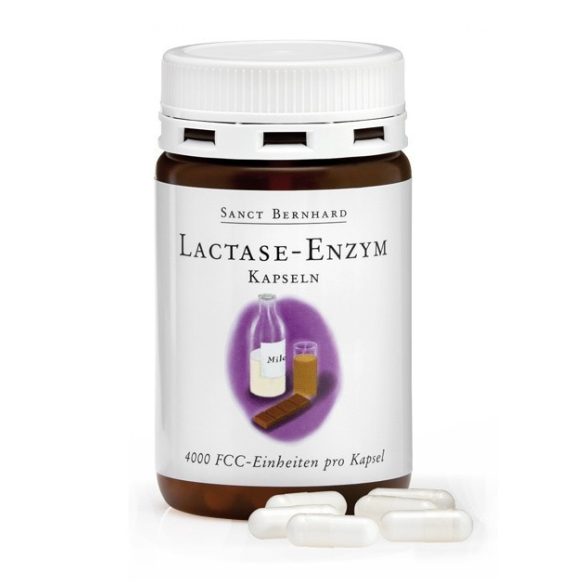 Sanct bernhard laktáz enzim kapszula 100db - bio és natúr kozmetikumok