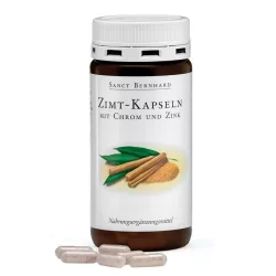 Sanct bernhard fahéj-extraktot krómot és cinket tartalmazó kapszula 180db - bio és vegán étrendkiegészítők