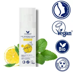   Cosnature 3 az 1-ben arclemosó hab citrommal és citromfűvel