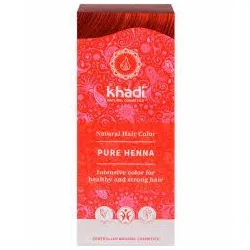 Khadi henna hajfestékpor élénkvörös 100g - bio és natúr kozmetikumok