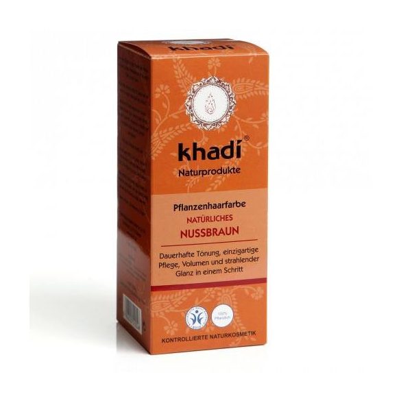 Khadi bio hajfesték por mogyoró 100 g