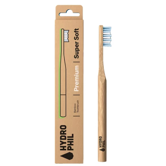 Hydrophil premium felnőtt bambusz fogkefe extra puha sörtével 1 db