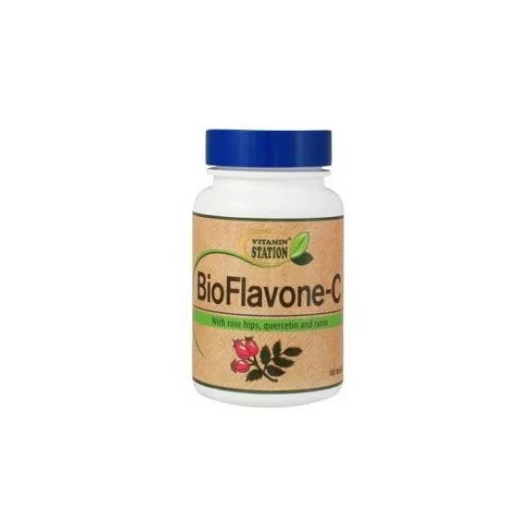 Vitamin station bioflavone-c tabletta 100 db - bio és vegán étrendkiegészítők