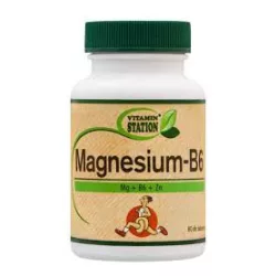 Vitamin station magnézium-b6 tabletta 60db - bio és vegán étrendkiegészítők