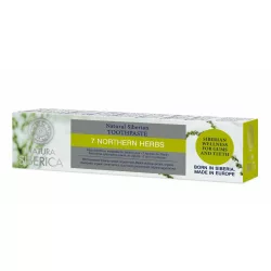 Natura siberica "7 northern herbs" fluoridmentes fogkrém 100 g - bio és natúr kozmetikumok