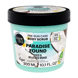   Organic shop “paradise found!“ bőrápoló testradír kókusszal és monoival