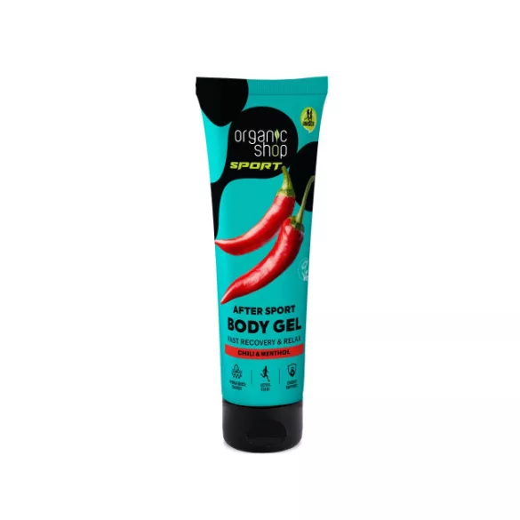 Organic Shop sportolás utáni gél chilivel és mentollal 75 ml