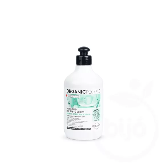 Organicp. bio mosogatószer baba z.tea+barack 500ml - bio és natúr tisztítószerek