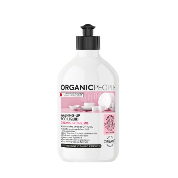 ORGANIC PEOPLE ÖKO MOSOGATÓSZER BIO ZÖLD LIME-MAL ÉS MENTÁVAL 500 ML