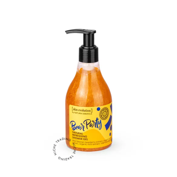 Natura siberica skin evolution frissítő tusfürdő gél "bear party" 260 ml
