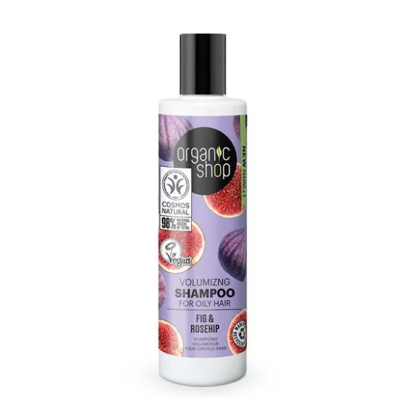 Organic shop volumennövelő sampon fügével és csipkebogyóval 280ml