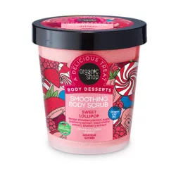   Organic shop bőrkisimító testradír "édes cukorka"