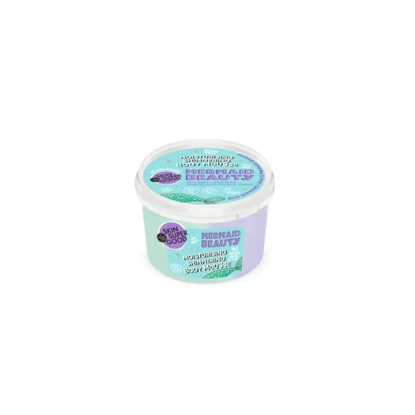 Skin super good testápoló mousse hidratáló csillogó „mermaid beauty” 250 ml