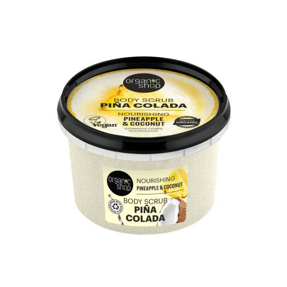 Organic Shop bio cukros testradír tápláló ananásszal és kókusszal 250 ml