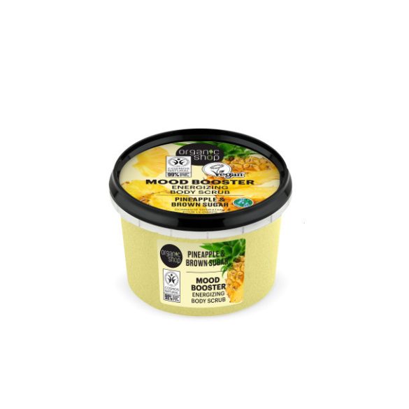 Organic Shop Energetizáló testradír ananásszal és barna cukorral