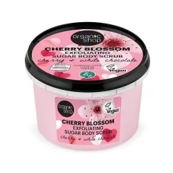   Organic shop hámlasztó testradír cseresznyével és fehér csokoládéval 250ml