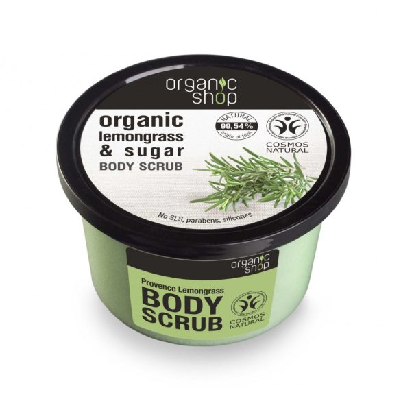 Organic Shop bio cukros testradír provance-i citromfű 250 ml