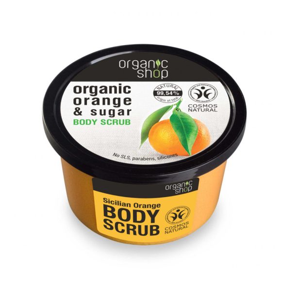 Organic Shop Bőrradír bio naranccsal és cukorral 250 ml