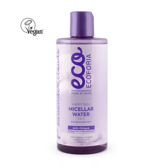 Ecoforia 3 in 1 micellás víz levendulával 300ml