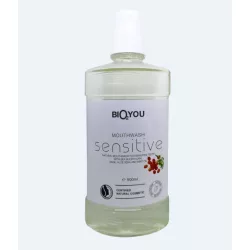 Bio2you natúr szájvíz sensitive aloe vera, homoktövis, mentaolaj és zsálya kivonattal 500 ml - bio és natúr kozmetikumok