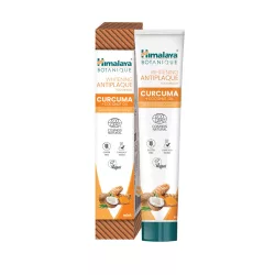   Himalaya botanique natúr kurkumás fehérítő, lepedékeltávolító fogkrém 75ml