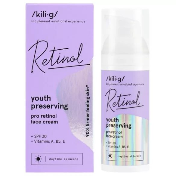 Kili.g pro-retinol nappali arckrém spf30