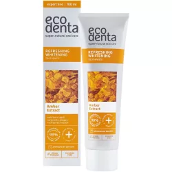 Ecodenta fehérítő fogkrém borostyánkivonattal100ml