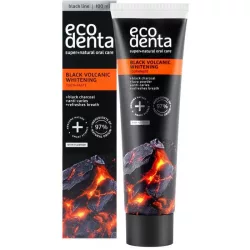 Ecodenta bio fehérítő fogkrém szén+vulkáni 100ml