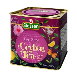 Stassen earl grey tea szálas fémdobozos 100 g
