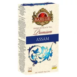 Basilur premium assam fekete tea 25 filter 50 g - bio és refomélelmiszer