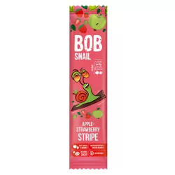 Gluténmentes bob snail gyümölcsszelet alma-eper 14g - bio és refomélelmiszer