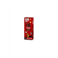 Gluténmentes bob snail gyümölcssnack étcsokoládéban alma-meggy 30g - bio és refomélelmiszer