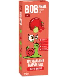 Gluténmentes bob snail gyümölcszselé alma-meggy 27g