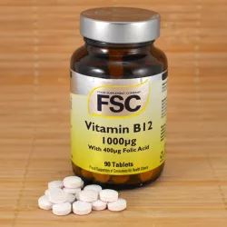 FSC b12 vitamin tabletta 1000mg 90 db - bio és vegán étrendkiegészítők