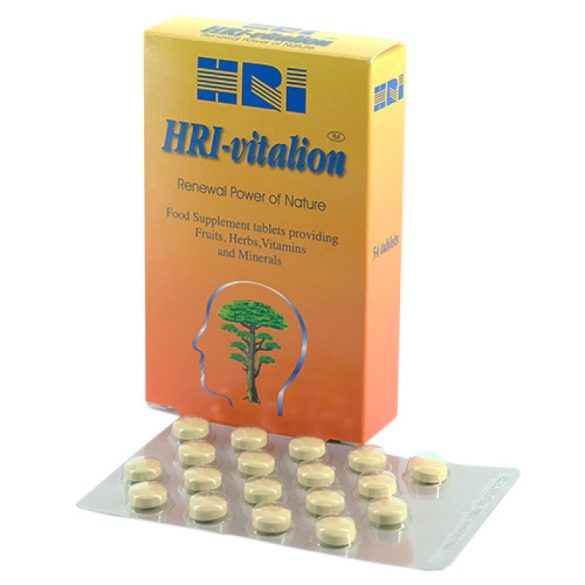 HRI vitalion vitaminokkal és ásványi anyagokkal dúsított étrend-kiegészítő tabletta 54 db