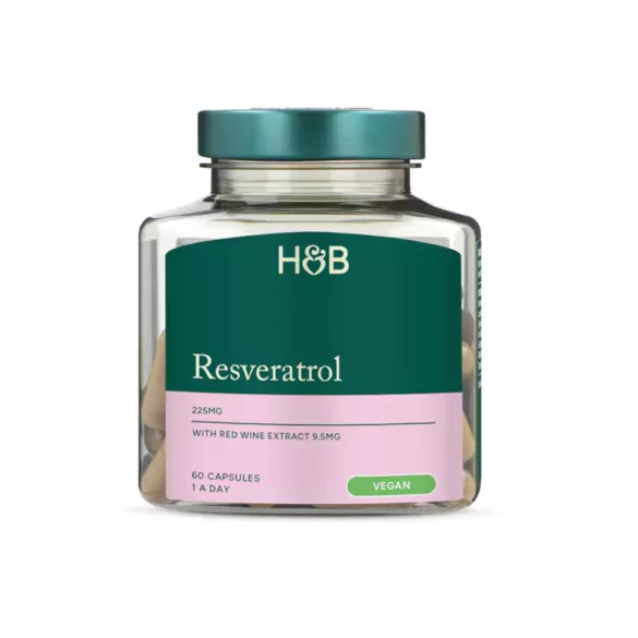 H&b resveratrol+vörösbor kivonat kapszula 60 db