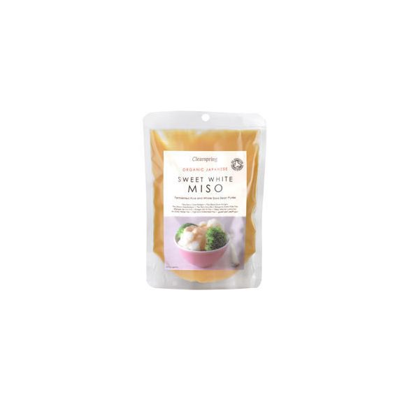 Clearspring bio édes fehér miso-tasakos 250 g