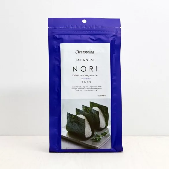 Clearspring japán pörköletlen nori 10 lap 25g