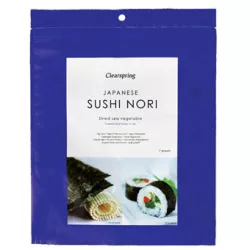 Clearspring nori szusi pirított 17g - bio és refomélelmiszer