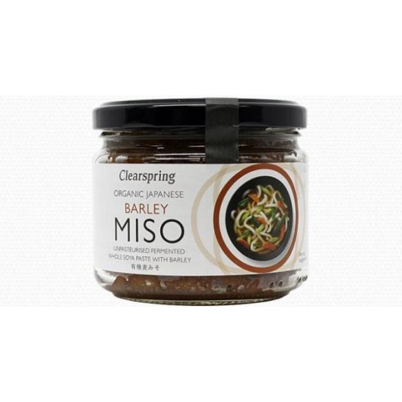 Clearspring bio miso árpából üveges 300 g