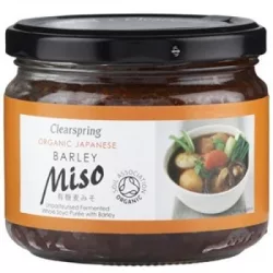 Clearspring bio miso árpából üveges 300g - bio és refomélelmiszer