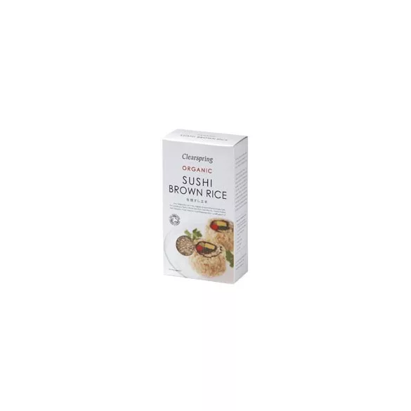 Clearspring bio sushi barna rizs 500g